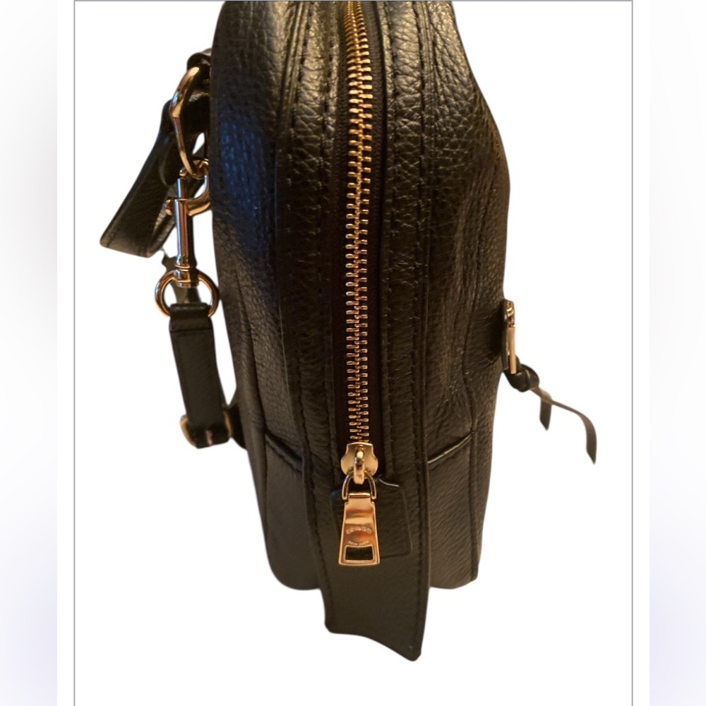 Coach Pebble Leather Andi Backpack Black F30530 - Picture 8 of 14